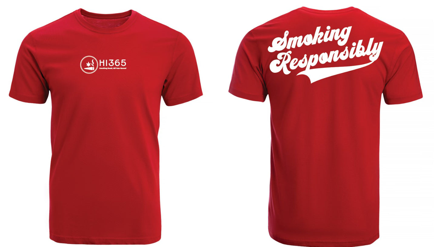 Short Sleeve Smoking Responsibly Shirt